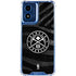 NBA Denver Nuggets Black Animal Print Moto G 5G (2024) Clear Case